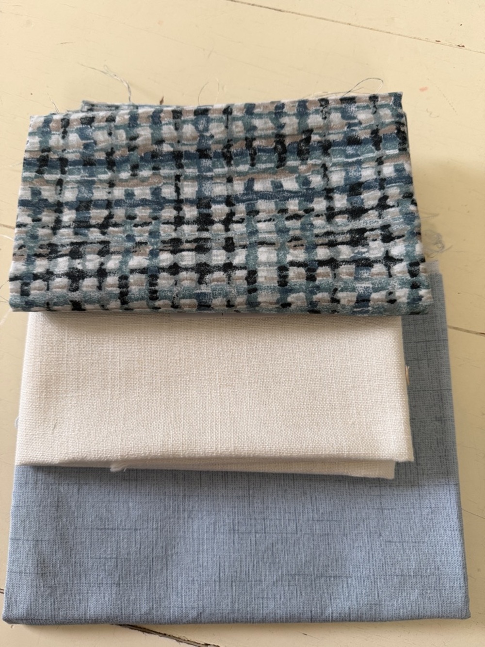 Blue & Cream Fabric Bundle